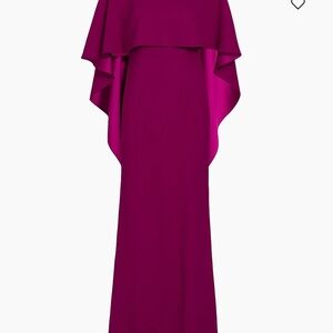 Teri Jon Cape Gown size 6